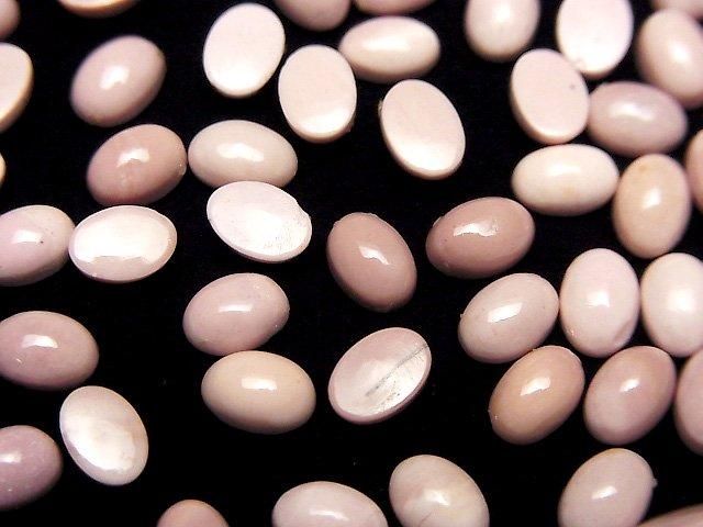 【動画】オーストラリア産ピンクオパールAA++ オーバル カボション6×4mm 10個 サムネイル3