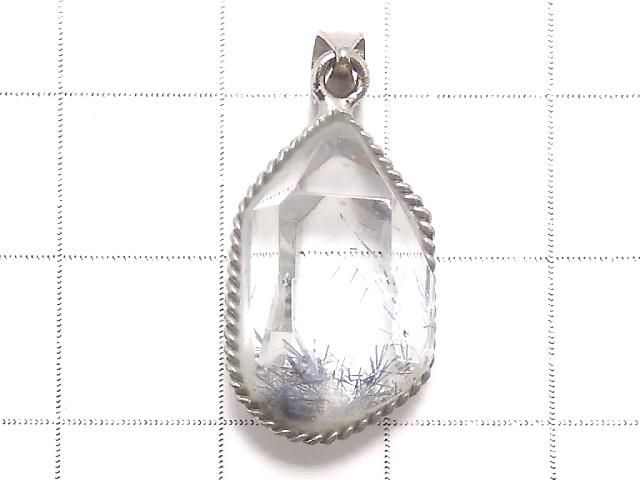 【動画】【1点もの】デュモルチェライトインクォーツAAA- ペンダントトップ SILVER925製 NO.1 サムネイル2