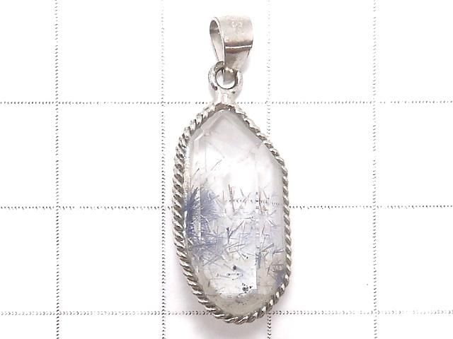 【動画】【1点もの】デュモルチェライトインクォーツAAA- ペンダントトップ SILVER925製 NO.9 サムネイル2