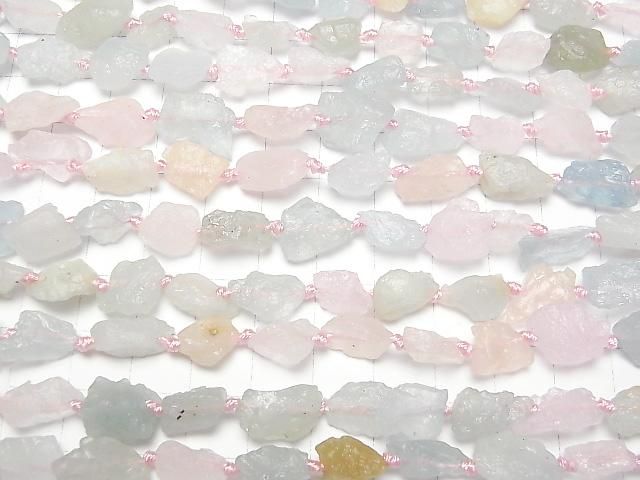 【動画】ベリルミックスAA ラフロックタンブル 1連(約38cm) サムネイル3