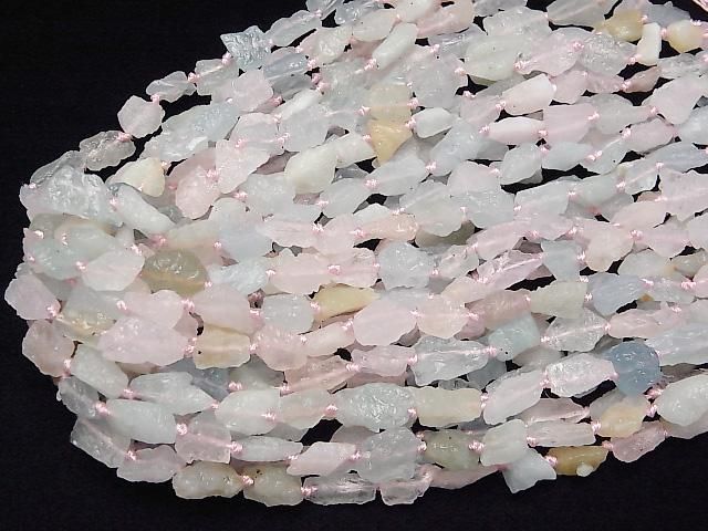 【動画】ベリルミックスAA ラフロックタンブル 1連(約38cm) サムネイル4