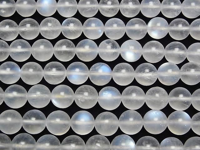 【動画】ロイヤルブルームーンストーンAA++ ラウンド10mm 1/4連~1連(約36cm) サムネイル3