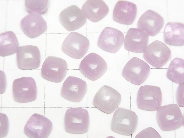 【動画】ナイジェリア産クンツァイトAA++ スクエア カボション6×6mm 3個 サムネイル2