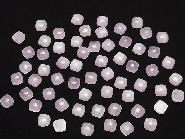 【動画】ナイジェリア産クンツァイトAA++ スクエア カボション6×6mm 3個 サムネイル4