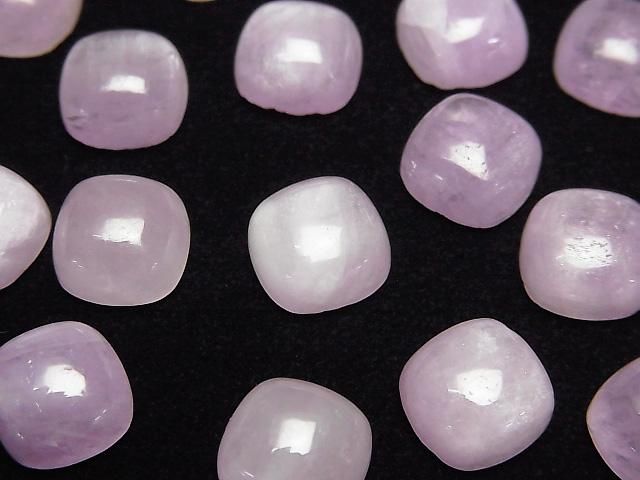 【動画】ナイジェリア産クンツァイトAA++ スクエア カボション10×10mm 1個の画像