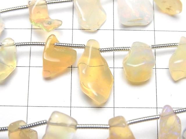 【動画】エチオピア産オパールAAA- ラフタンブル 1連(約16cm) サムネイル2