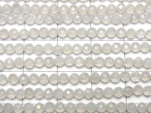 【素晴らしい輝き】アクアクリスタル ラウンドカット3mm 1連(約36cm) サムネイル2