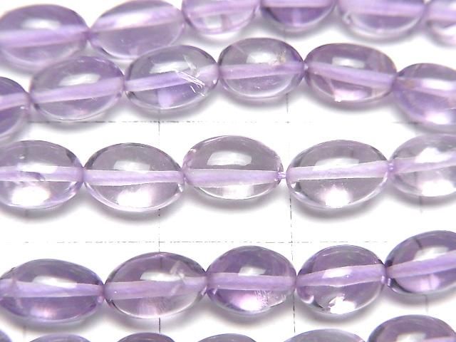 【動画】宝石質ピンクアメジストAAA- タンブル 半連/1連(約38cm) サムネイル2