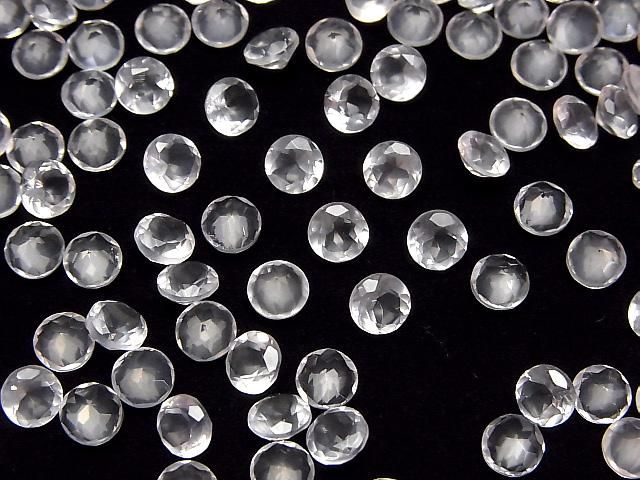 【動画】宝石質ローズクォーツAAA ルース ラウンドファセットカット5×5mm 10粒 サムネイル4