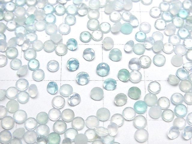 【動画】宝石質ペルー産ブルーオパールAAA- ルース ラウンドファセットカット3×3mm 10粒 サムネイル3