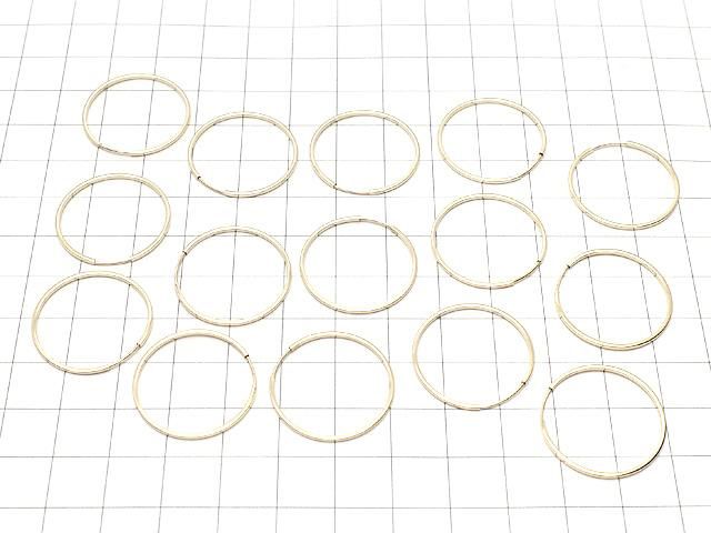 14KGF スクエアフープピアス 【14mm】【17mm】【20mm】【24mm】【30mm】【38mm】 No.2 1ペア サムネイル4