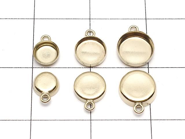 14KGF ベゼルチャーム 【4mm】【5mm】【6mm】 深さ1mm 1個 サムネイル2