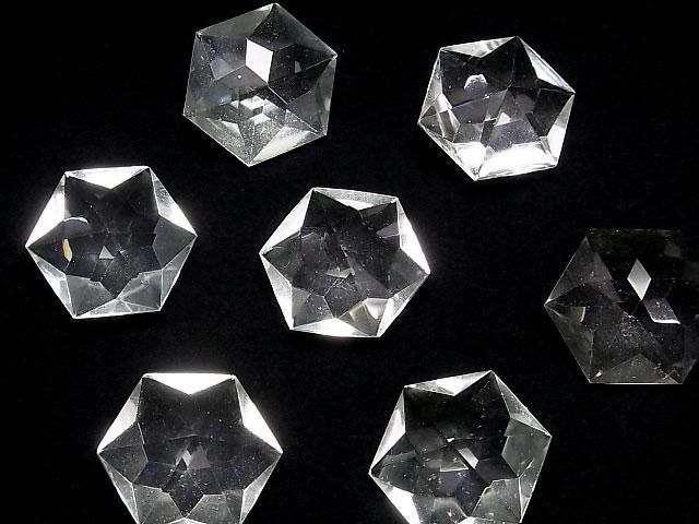 【動画】天然クリスタルAA++ 穴あきヘキサゴンカット27×24mm 1個 サムネイル3