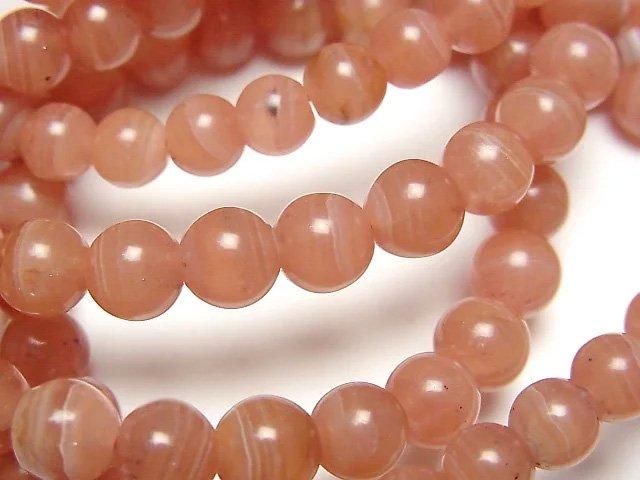 【動画】ペルー産インカローズAA++ ラウンド5mm 1連(ブレス)の画像