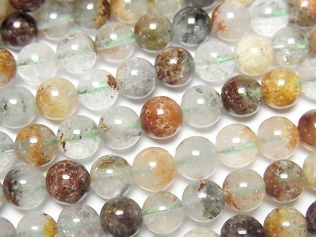 ガーデンクォーツ ラウンド6mm 1連｜天然石ビーズの卸問屋・通販