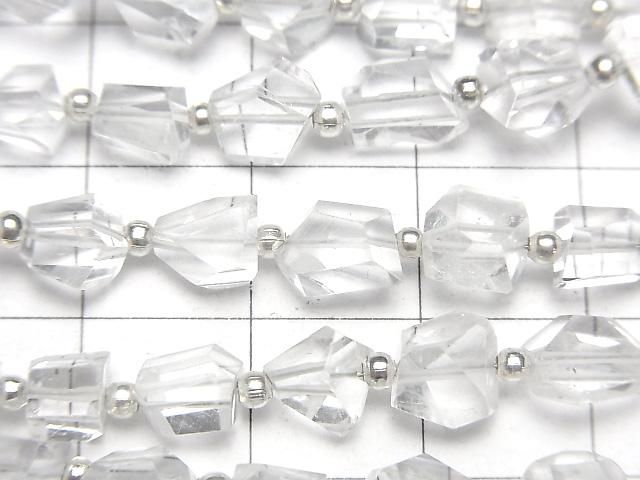 【動画】宝石質ホワイトトパーズAA++ タンブルカット 半連/1連(約18cm) サムネイル2