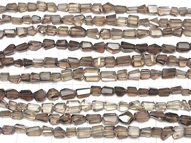 【動画】宝石質スモーキークォーツAAA- タンブルカット 半連/1連(約18cm) サムネイル4
