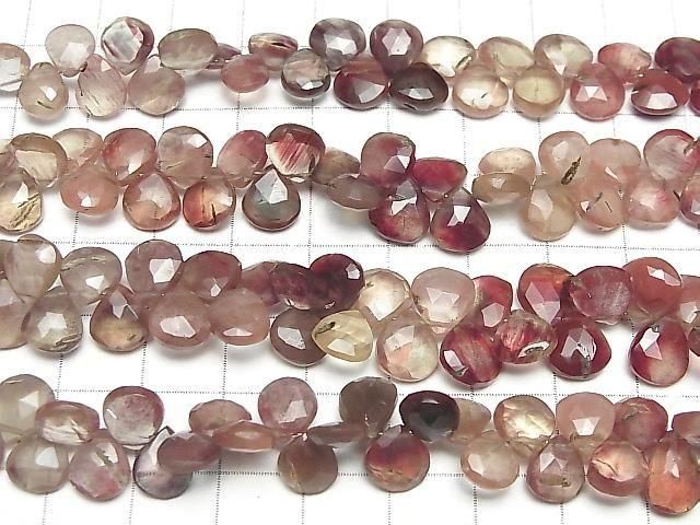 【動画】アンデシンAA++ マロン~ペアシェイプ ブリオレットカット 半連/1連(約18cm) サムネイル3
