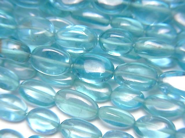 【動画】宝石質アパタイトAAA 小粒タンブル 1連(約36cm)の画像