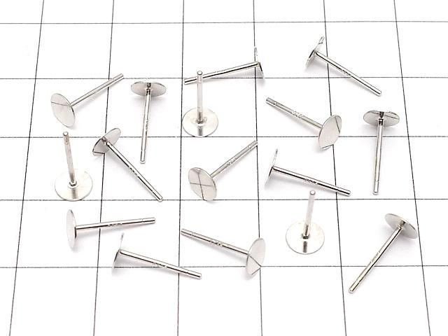 【動画】Silver925 ピアスポスト&キャッチ ラウンドディスク 【3mm】【4mm】【5mm】【6mm】【8mm】 ロジウム 2ペア サムネイル4