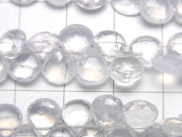 【動画】宝石質スコロライトAAA- マロン ブリオレットカット 半連/1連(約18cm) サムネイル2
