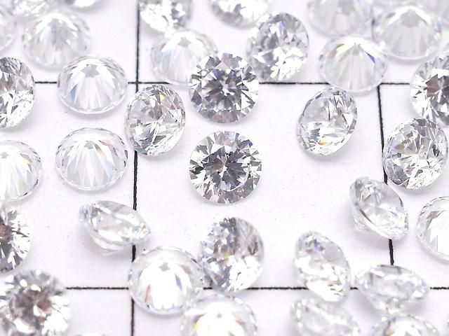 【動画】キュービックジルコニアAAA ルース ラウンドファセットカット3×3mm 20粒 サムネイル2