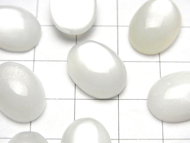 【動画】ホワイトムーンストーンAAA オーバル カボション16×12mm 1個 サムネイル2