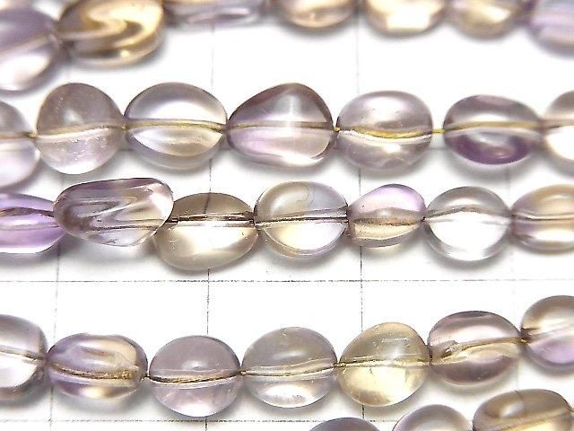 【動画】宝石質アメトリンAAA- タンブル 半連/1連(約37cm) サムネイル2