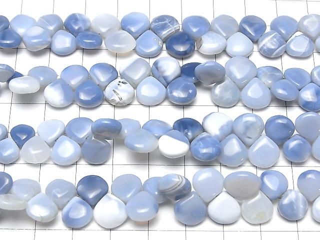 【動画】オーウィーブルーオパール マロン(プレーン) 半連/1連(約16cm) サムネイル3
