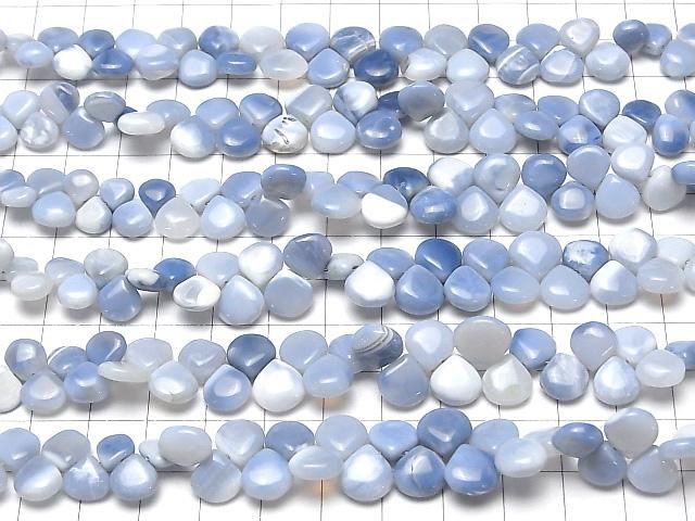 【動画】オーウィーブルーオパール マロン(プレーン) 半連/1連(約16cm) サムネイル4