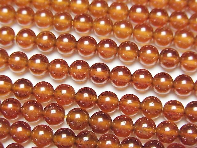 【動画】ヘソナイトAAA ラウンド4.5mm 1連(約38cm)の画像