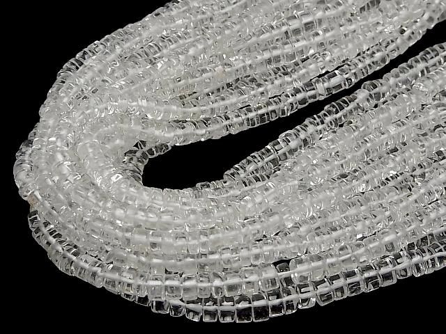 【動画】クリスタルAA++ ロンデル(ヘイシ)5~6mm 1連(約36cm) サムネイル4