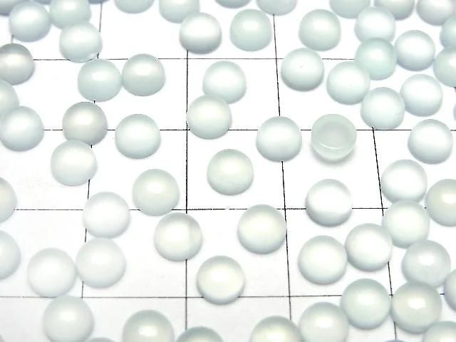 【動画】シーブルーカルセドニーAAA ラウンド カボション5×5mm 10個 サムネイル2