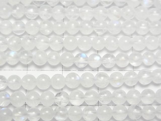 【動画】レインボームーンストーンAA++ ラウンド4〜4.5mm 1連(約37cm) サムネイル2