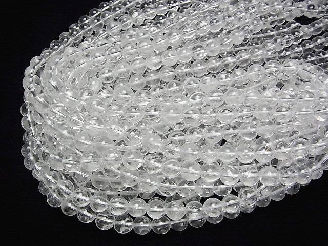 【動画】天然クリスタルAA++ ラウンド10mm 1連(約36cm) サムネイル4
