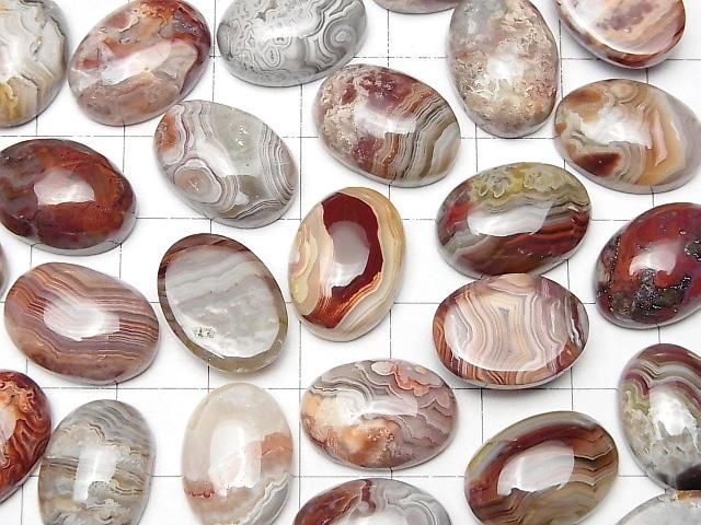 【動画】ラグナレースアゲート オーバル カボション18×13mm 2個 サムネイル4