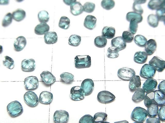 【動画】宝石質グランディディエライトAAA- ルース ミックスシェイプ ファセットカット 5粒 サムネイル2