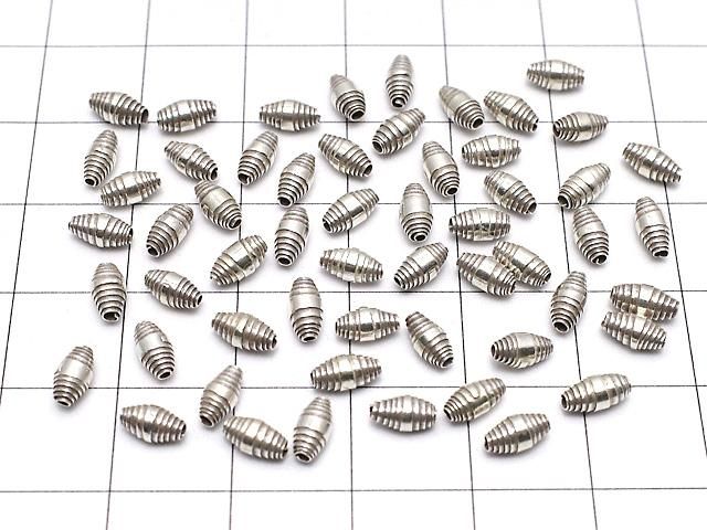 カレンシルバー 模様入りロンデル6×3×3mm いぶし 5粒 サムネイル4