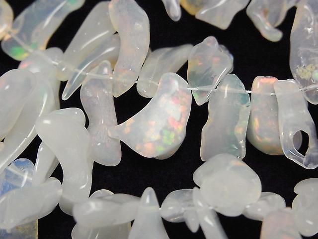 【動画】エチオピア産オパールAAA- ラフタンブル 1連(約35cm)の画像
