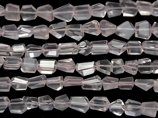 【動画】宝石質ローズクォーツAAA- タンブルカット 半連/1連(約18cm) サムネイル3