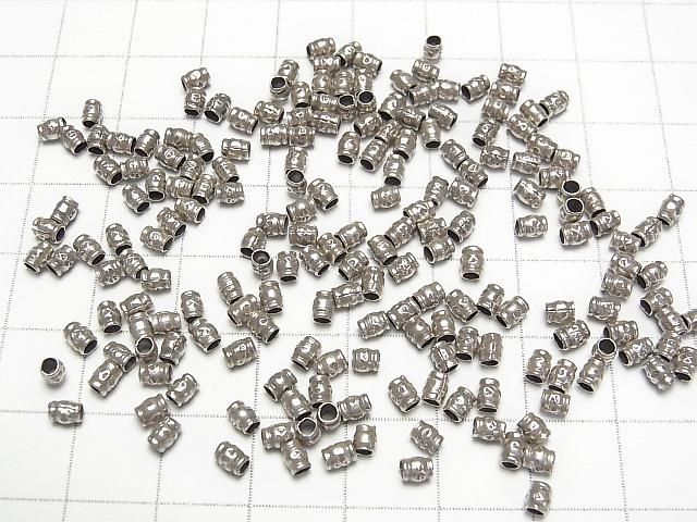 カレンシルバー 模様入りロンデル3.5×2.5×2.5mm 10粒 サムネイル4