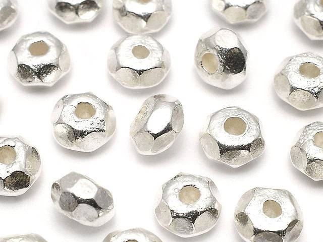 カレンシルバー ロンデル8×8×5mm 1個の画像