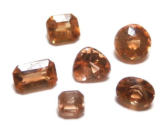 【動画】【1点もの】宝石質トリプライト ルース ファセットカット 6粒セット NO.21の画像