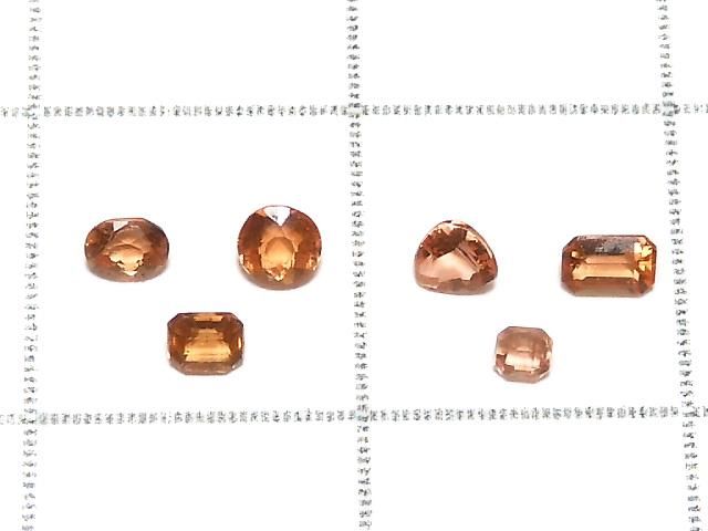【動画】【1点もの】宝石質トリプライト ルース ファセットカット 6粒セット NO.21 サムネイル2