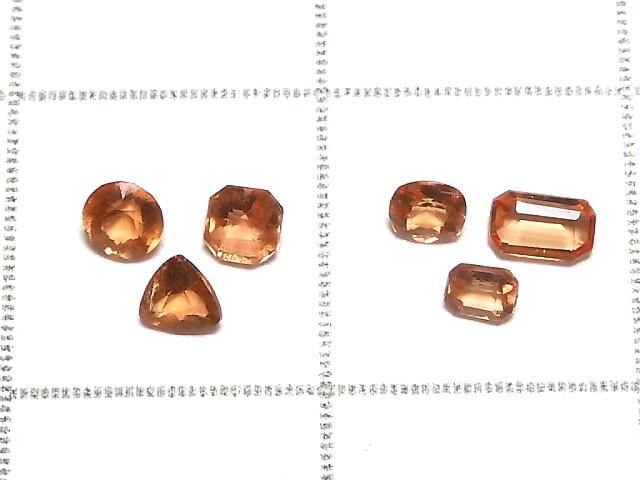 【動画】【1点もの】宝石質トリプライト ルース ファセットカット 6粒セット NO.22 サムネイル2
