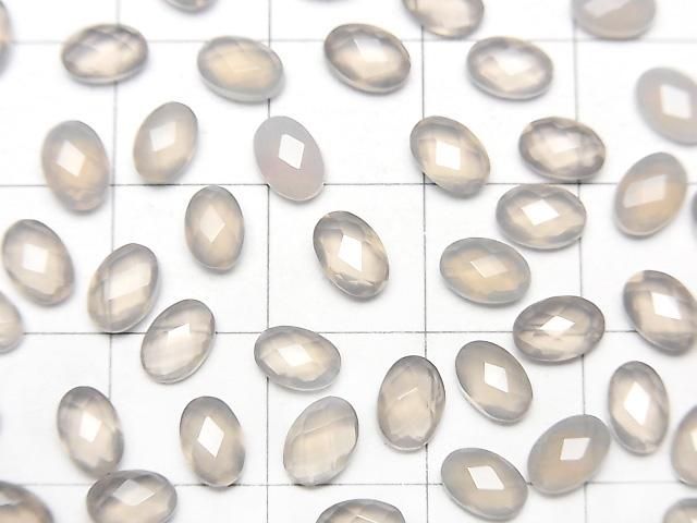 【動画】宝石質グレーオニキスAAA ルース オーバルクッションカット6×4mm 10粒 サムネイル2
