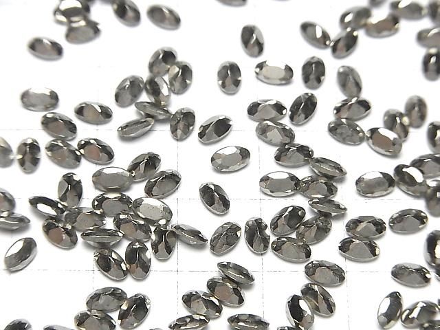 【動画】パイライト ルース オーバルファセットカット5×3mm 5粒 サムネイル4