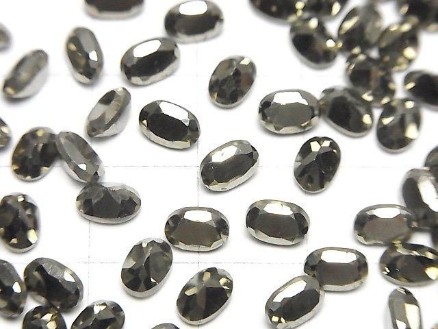 【動画】パイライト ルース オーバルファセットカット6×4mm 5粒 サムネイル3