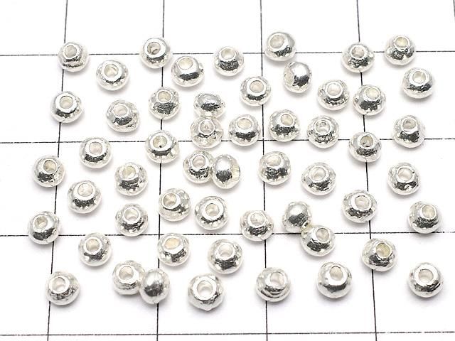 カレンシルバー ロンデル3.5×3.5×2.5mm ホワイトシルバー 5粒 サムネイル4