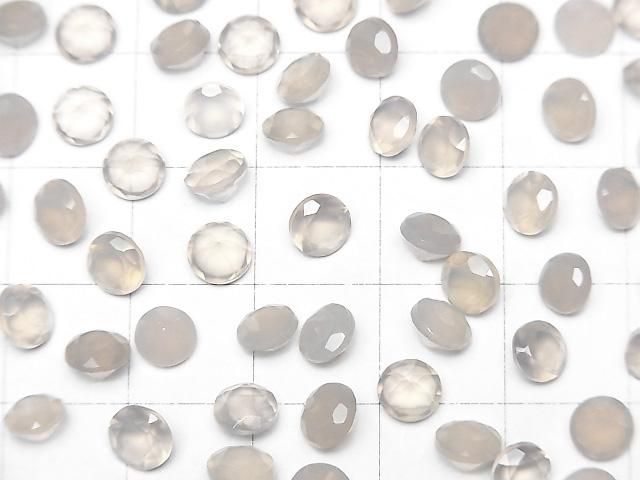 【動画】宝石質グレーオニキスAAA ルース ラウンドファセットカット5×5mm 10粒 サムネイル3